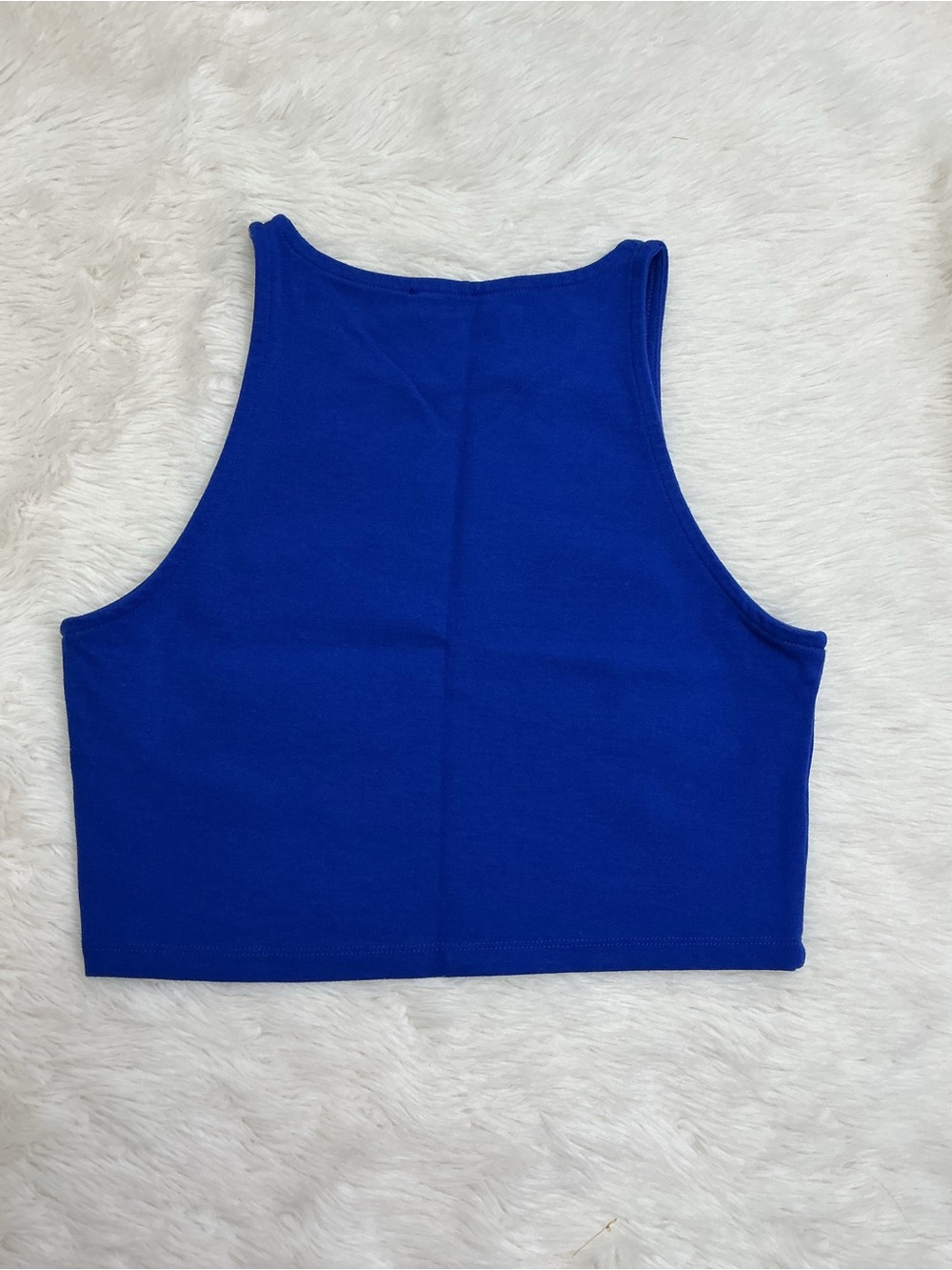 Talula - Royal Blue Crop Tank Top - Sz M - Picture 7 of 8